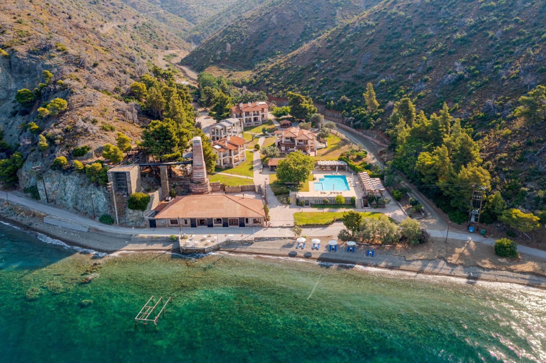 Kaminos Evia Hotel Límni Exterior foto