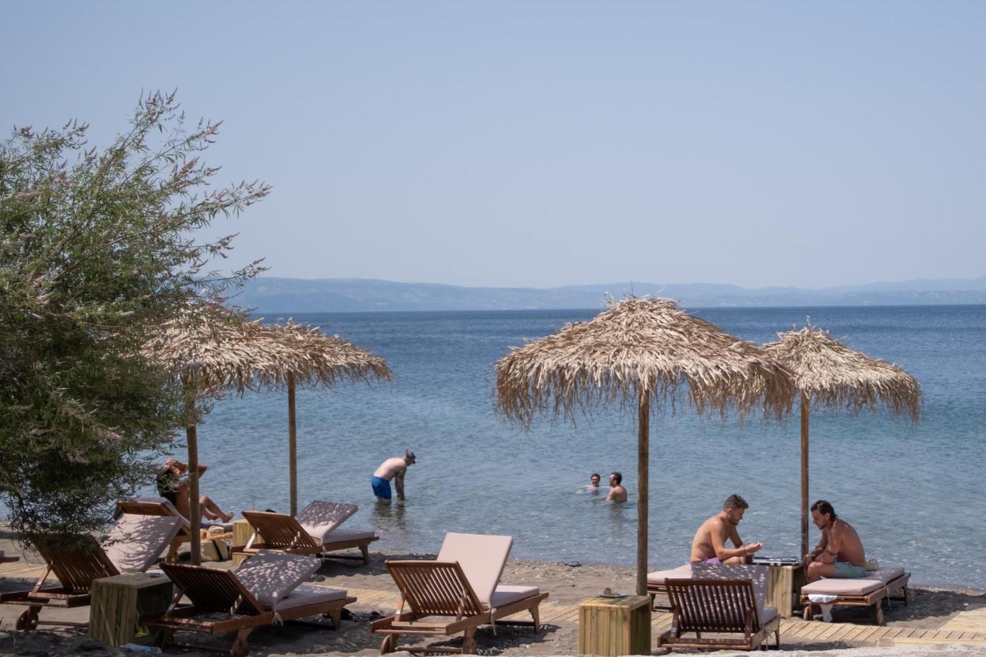 Kaminos Evia Hotel Límni Exterior foto