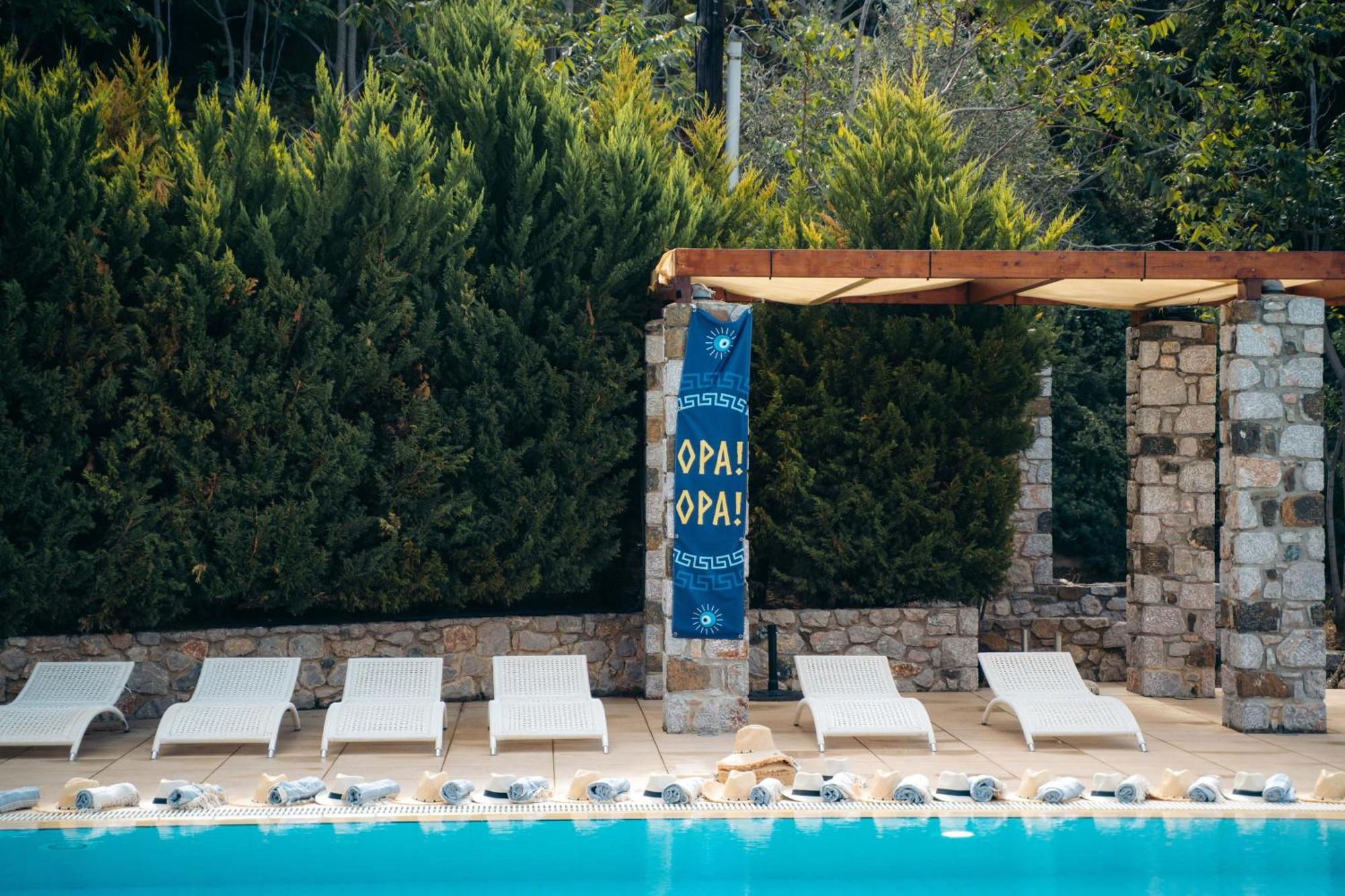 Kaminos Evia Hotel Límni Exterior foto