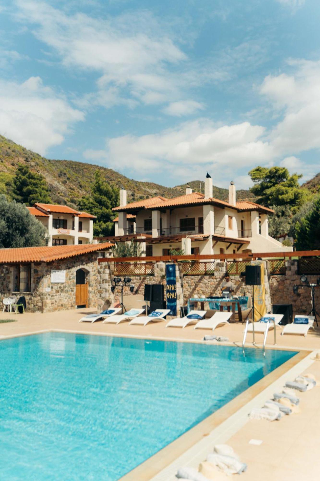 Kaminos Evia Hotel Límni Exterior foto